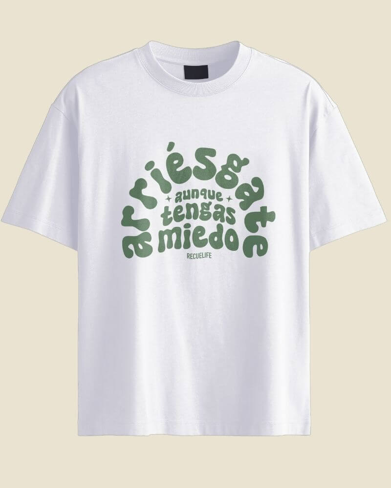 modelo arriesgate aunque tengas miedo regular marca Recuelife