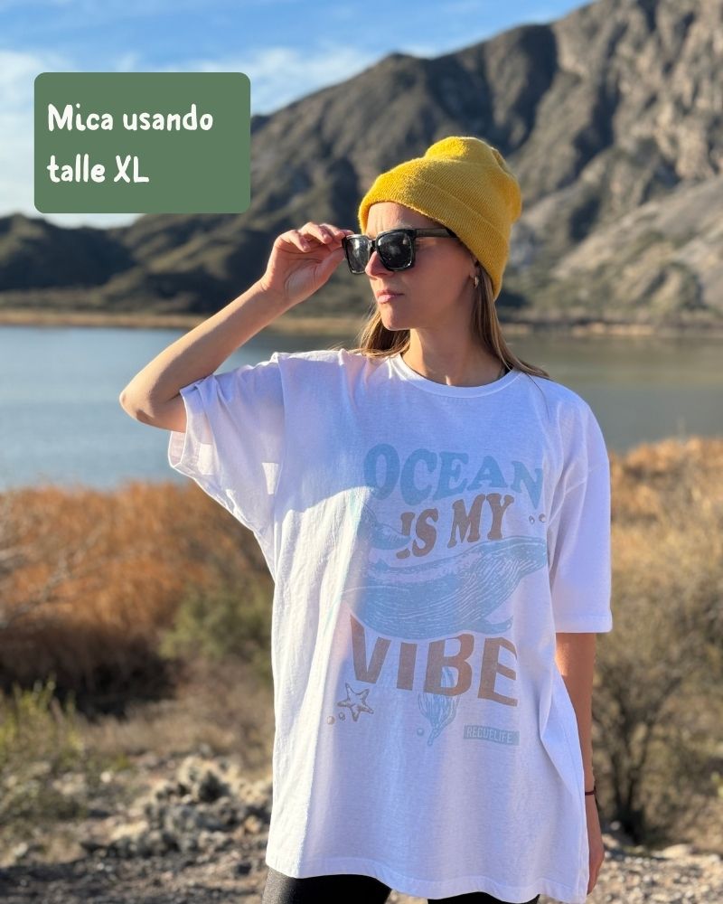 remera recuelife con medidas de los modelos talles regular