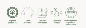Banner con características productos recuelife 