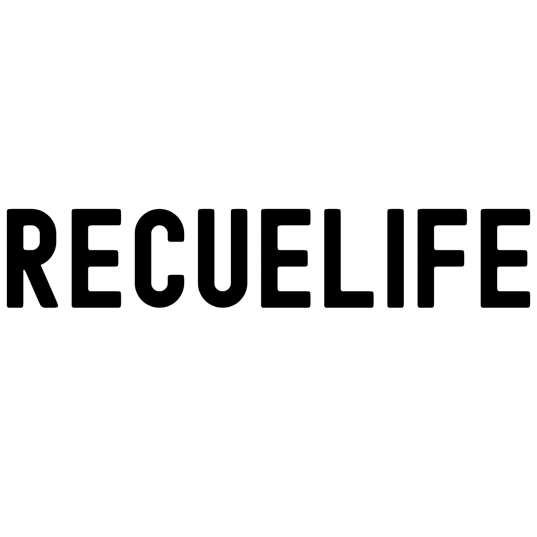 Logo recuelife negro